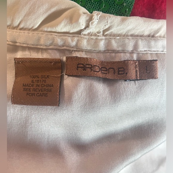 Arden B vintage 100% silk jacket - Picture 6 of 6